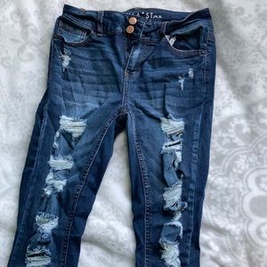 size 3 Vanilla Star mid rise jeans